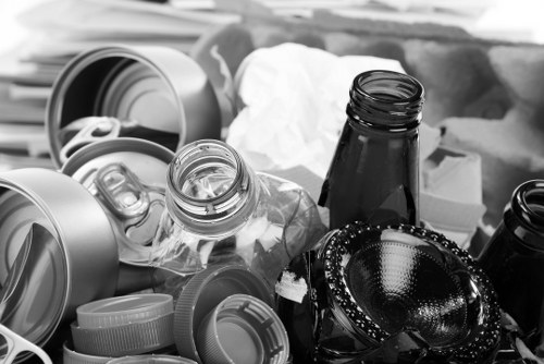 Crew preparing for a large garden clearance job