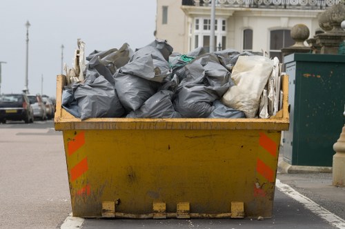 House clearance team removing items in Covent Garden