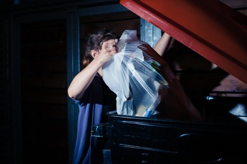 Advanced waste clearance equipment in Covent Garden